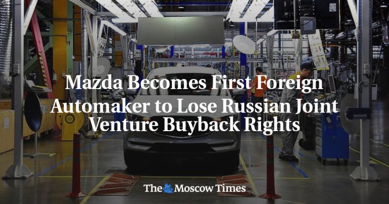Mazda loses buyback rights in russian joint venture shifting global automotive strategy