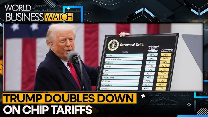 Trump to Roll out Semiconductor Tariffs Next Week Global Markets Brace for Impact
